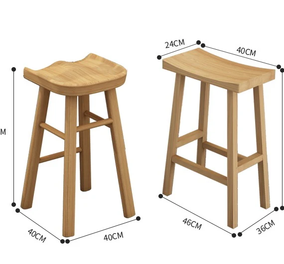 1 Member Special - Mateo Solid Wood Table Bar Stool - Image 5