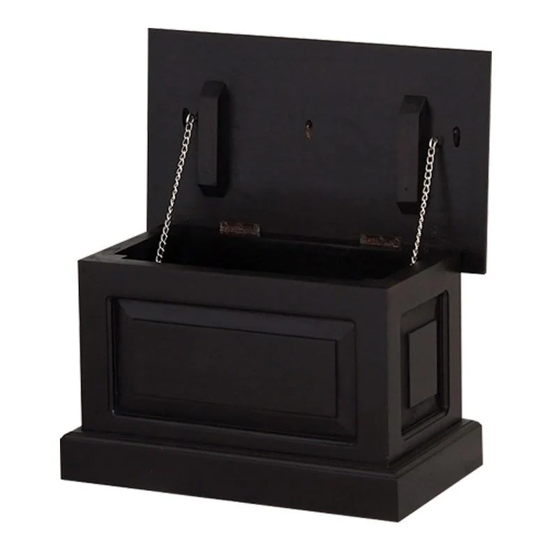 1 Tasman Small Size Blanket Box 51cm W x 30cm D x 33cm Hcm Only BEDDING RANGE TEK168 BS 100 BX C (Chocolate Colour )