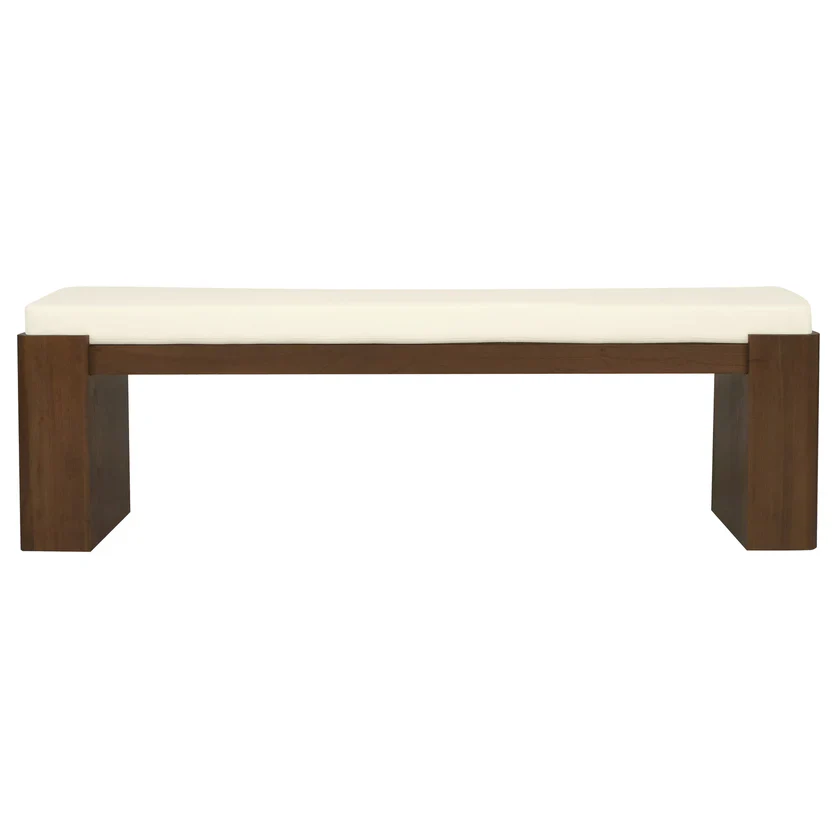 Adelle Solid Teak Timber Bench with Cushion BE 130 / 160 / 180 AD W/C