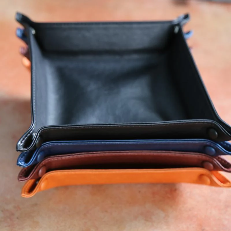ADELMO Contemporary Leather Storage Box - Image 3