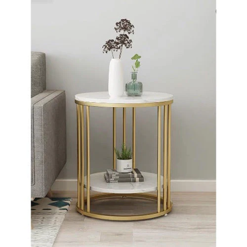 SARA Marble Side Table Lamp Table Night Stand - Image 3