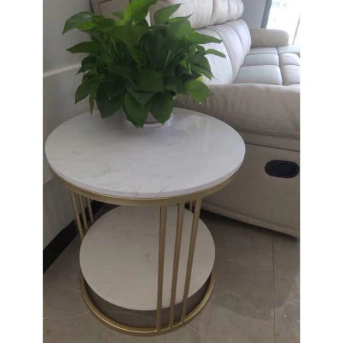 SARA Marble Side Table Lamp Table Night Stand - Image 6