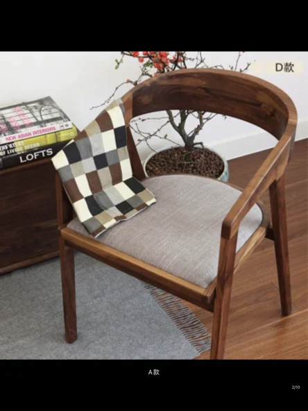 Amsterdam 180 cm Dining Table 180 x 90 x 78 Full Solid TEK168 DT 180 90 TA plus 6 COOPER Nordic Retro Chair plus 2 JACE solid wood lounge chair kennedy presidential chair - Image 4