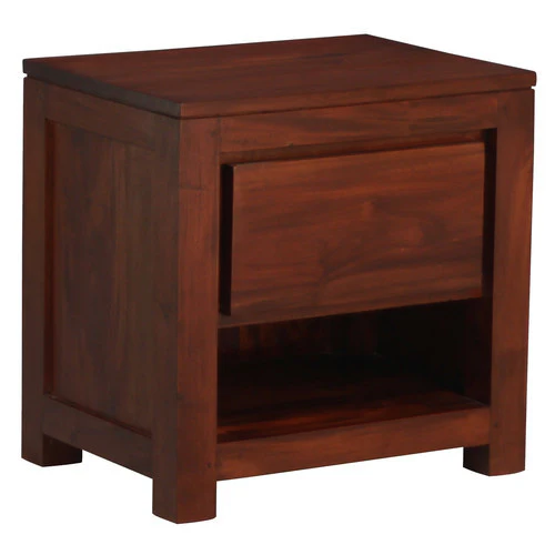 Amsterdam Bed Side Table 1 Drawer Full Solid TEK168 BS 001 TA - Image 2