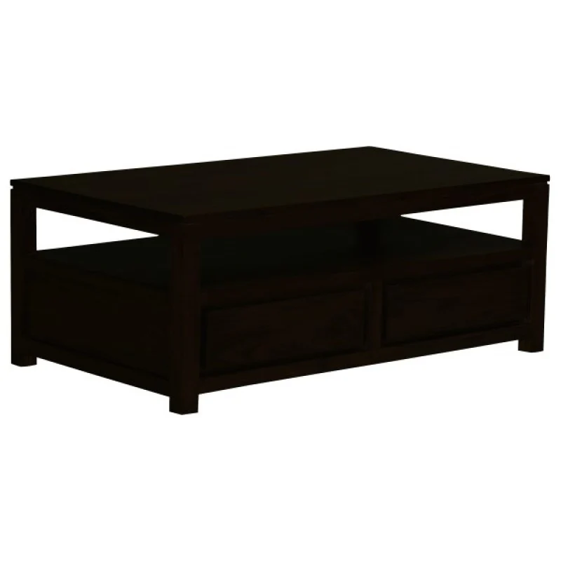 Amsterdam Coffee Table 1 Open Shelf and 4 Drawers Rectangular Design Full Solid TEK168 CT 004 TA - Image 3