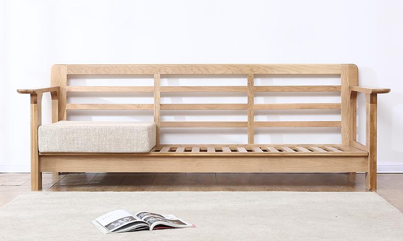 MATEO BENTLEY Nordic Modern Solid Wood Sofa Daybed - Image 10