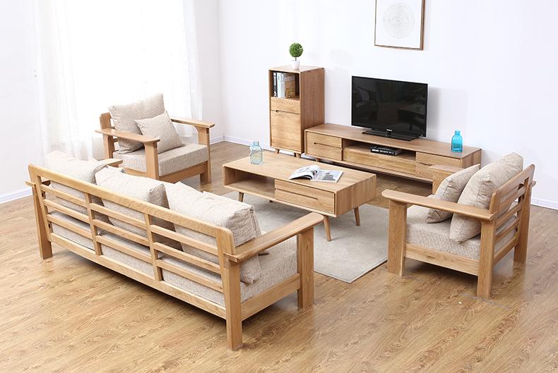 MATEO BENTLEY Nordic Modern Solid Wood Sofa Daybed - Image 16