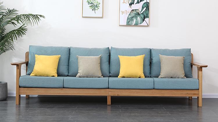 MATEO BENTLEY Nordic Modern Solid Wood Sofa Daybed - Image 17