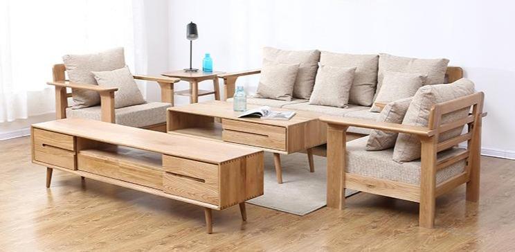 MATEO BENTLEY Nordic Modern Solid Wood Sofa Daybed - Image 6