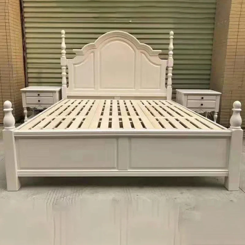 Mateo Boston Hilton Bed  with carvings( Mahogany Colour ) - Image 14