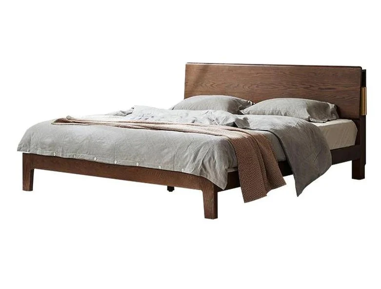 WAREHOUSE SALE EVA BRYSON Japanese Nordic Bed Single / Queen / King Bed Solid Wood ( Discount Price from $1199, now $999 ) ) - Image 10