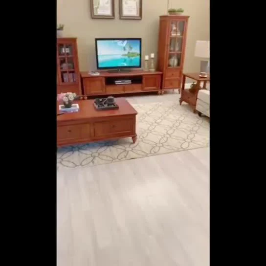 Calvin Glass Display 2 Drawers , TV Console, Coffee Table, America Classic Style Living room Solid Wood - Image 13
