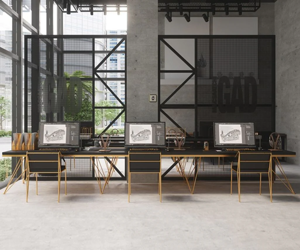 Camila Modern and Sleek Office Work Bench / Office Table / Dining Table / Cafe Table - Image 10