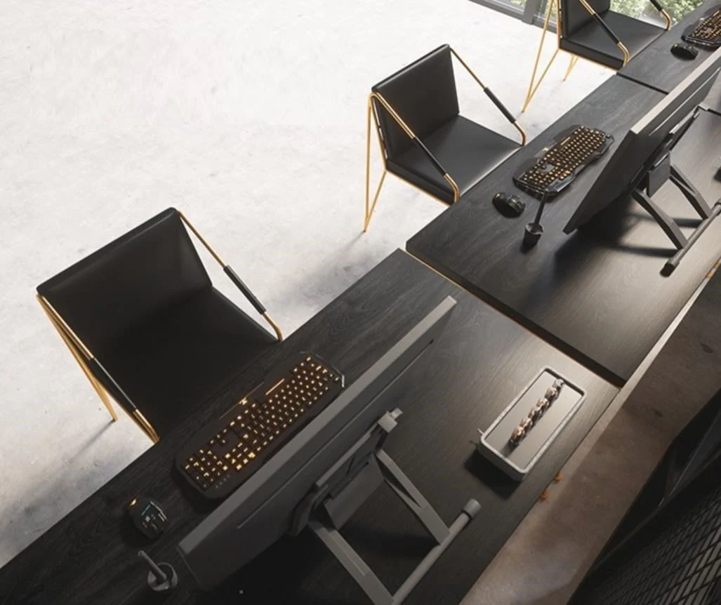Camila Modern and Sleek Office Work Bench / Office Table / Dining Table / Cafe Table - Image 4