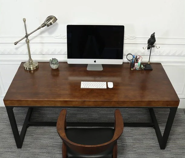 CAMILA Simple and Modern Nordic Solid Wood Desk, Dining, Conference Table - Image 4