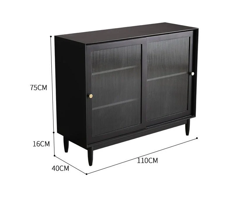CARTER Nordic Glass Sideboard Buffet - Image 10
