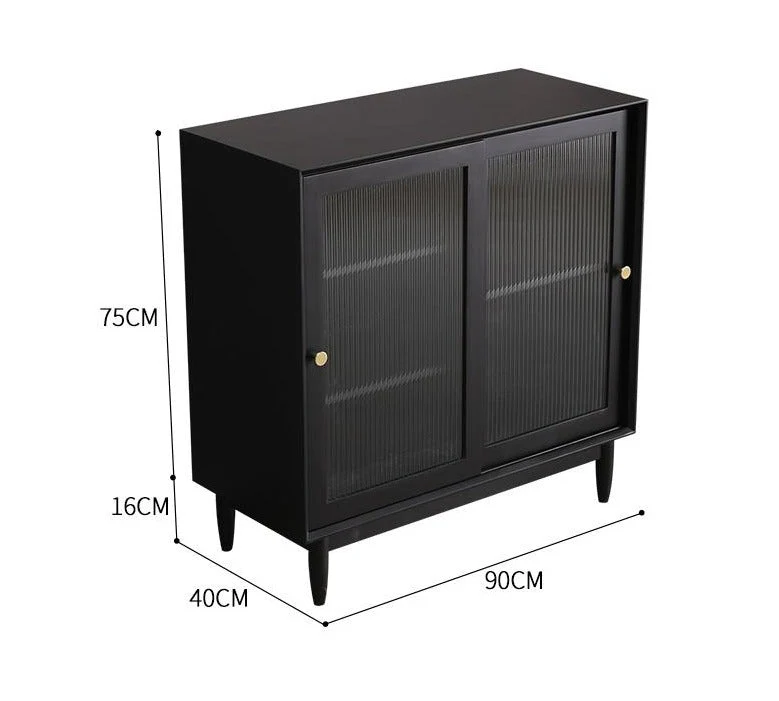 CARTER Nordic Glass Sideboard Buffet - Image 6