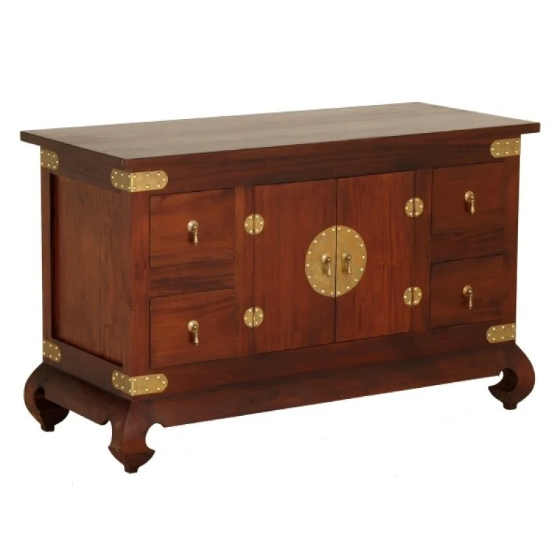 WAREHOUSE SALE Chinese Oriental Buffet Sideboard 4 Drawer 2 Door TEK168 SB 204 CSN ( Discount Price $1399, Special Price $1199)