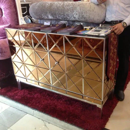 DELANEY Mirrored Buffet Sideboard Cabinet - Image 2