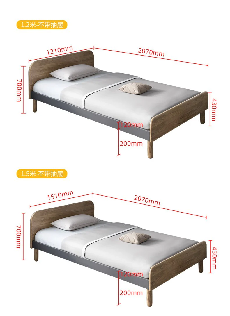 ELIAS Solid Wood Single / Queen Bed 1 /1.2 / 1.5 m ( Discount Price $1499 Special Price $1199 ) - Image 14