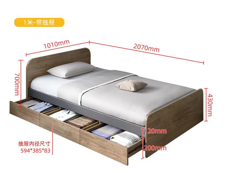 ELIAS Solid Wood Single / Queen Bed 1 /1.2 / 1.5 m ( Discount Price $1499 Special Price $1199 ) - Image 15