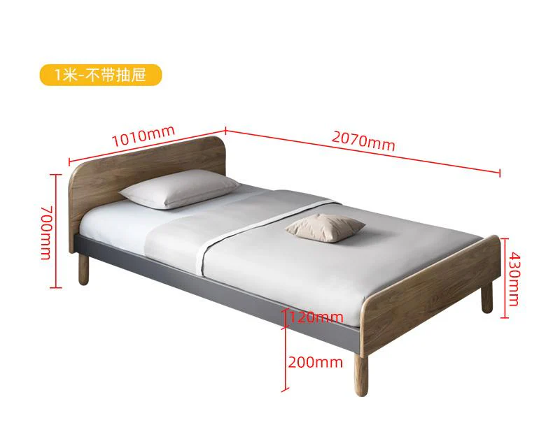 ELIAS Solid Wood Single / Queen Bed 1 /1.2 / 1.5 m ( Discount Price $1499 Special Price $1199 ) - Image 16