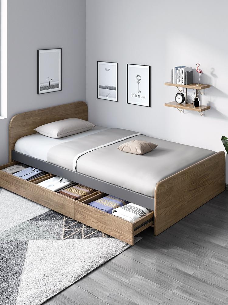 ELIAS Solid Wood Single / Queen Bed 1 /1.2 / 1.5 m ( Discount Price $1499 Special Price $1199 ) - Image 3