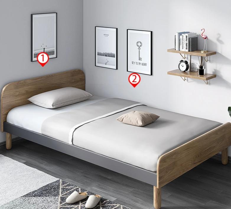 ELIAS Solid Wood Single / Queen Bed 1 /1.2 / 1.5 m ( Discount Price $1499 Special Price $1199 ) - Image 6