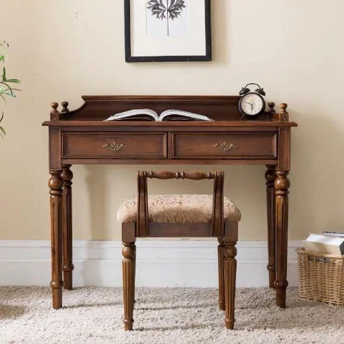 ELISABETH Executive Writing Desk Vintage Study Table - Image 2