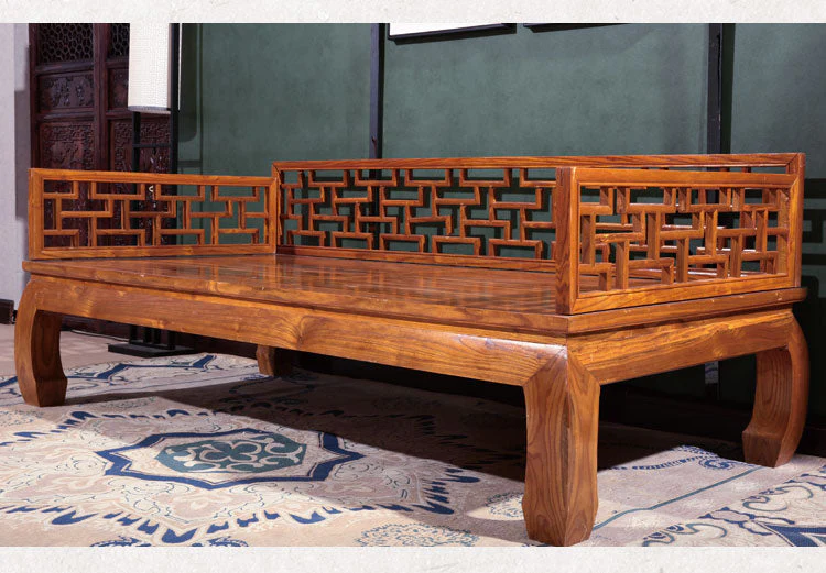 EMERY Qing Ming Dynasty Daybed Sofa Solid Wood Modern Zen ( 3 Seater 4 Size 4 Design ) ( Special Price $1599 ) - Image 17