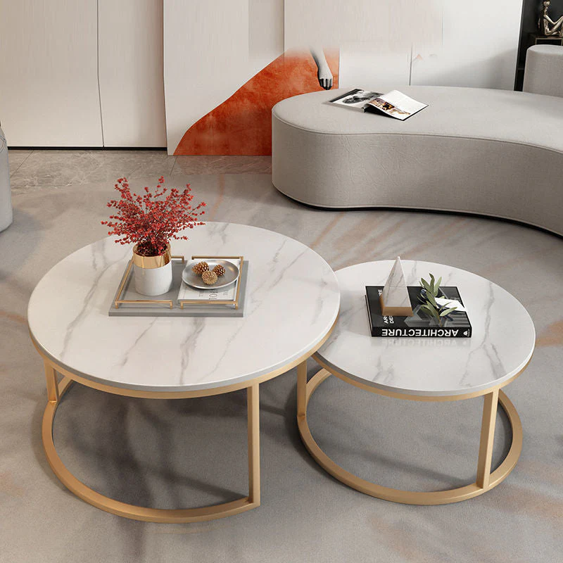FAYE Frame 2 Piece Nesting Tables Coffee Table - Image 2