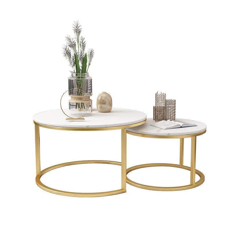 FAYE Frame 2 Piece Nesting Tables Coffee Table - Image 4