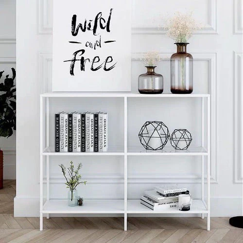 Finley Minimalist Console Table Sofa Table Display Divider - Image 2