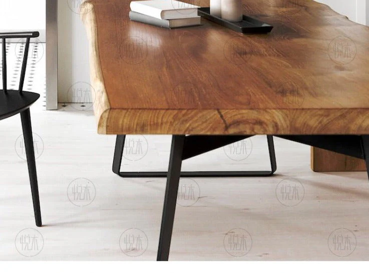 FINN Solid Wood Dining Table Scandinavian Nordic Design Hardwood Conference Table - Image 16