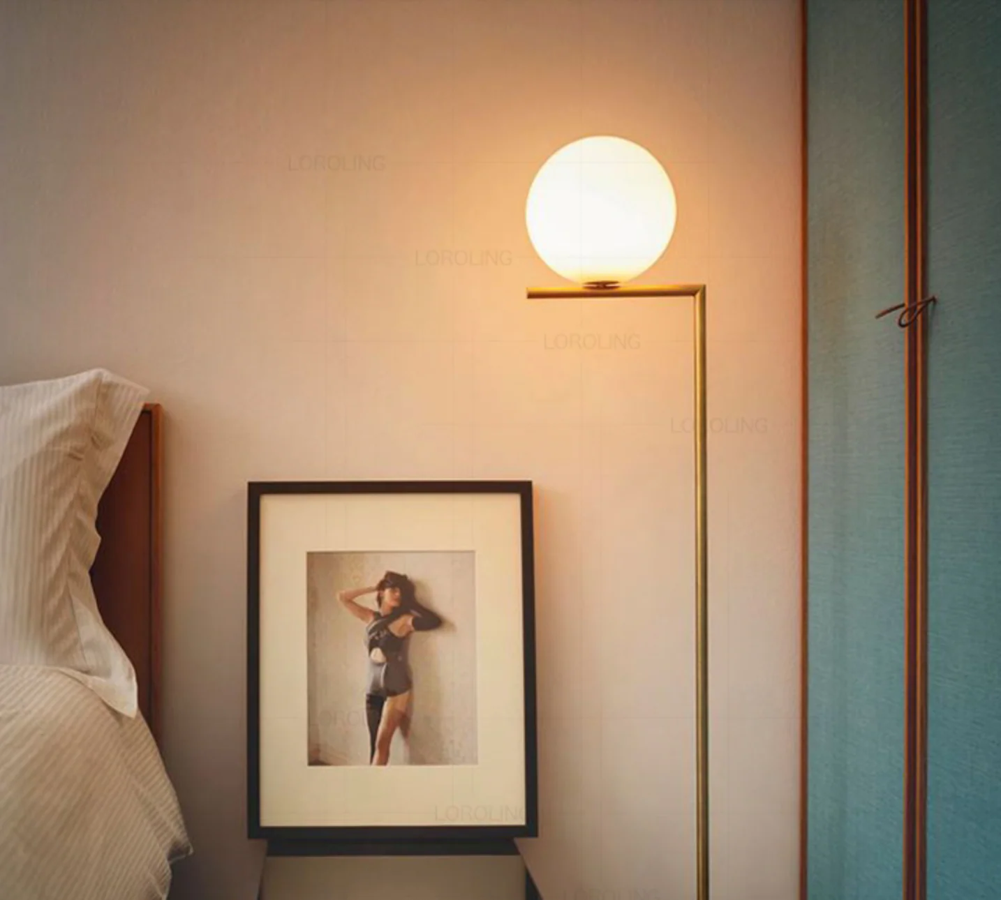 GABRIEL Full Moon Contemporary LED Table Lamp