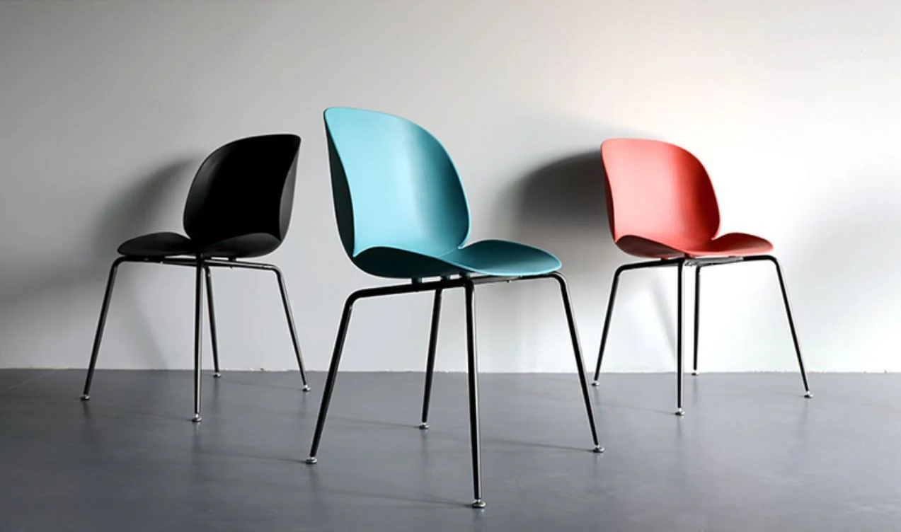 HARPER Minimalist Contemporary Modern Colourful Dining Cafe Chairs - Image 9