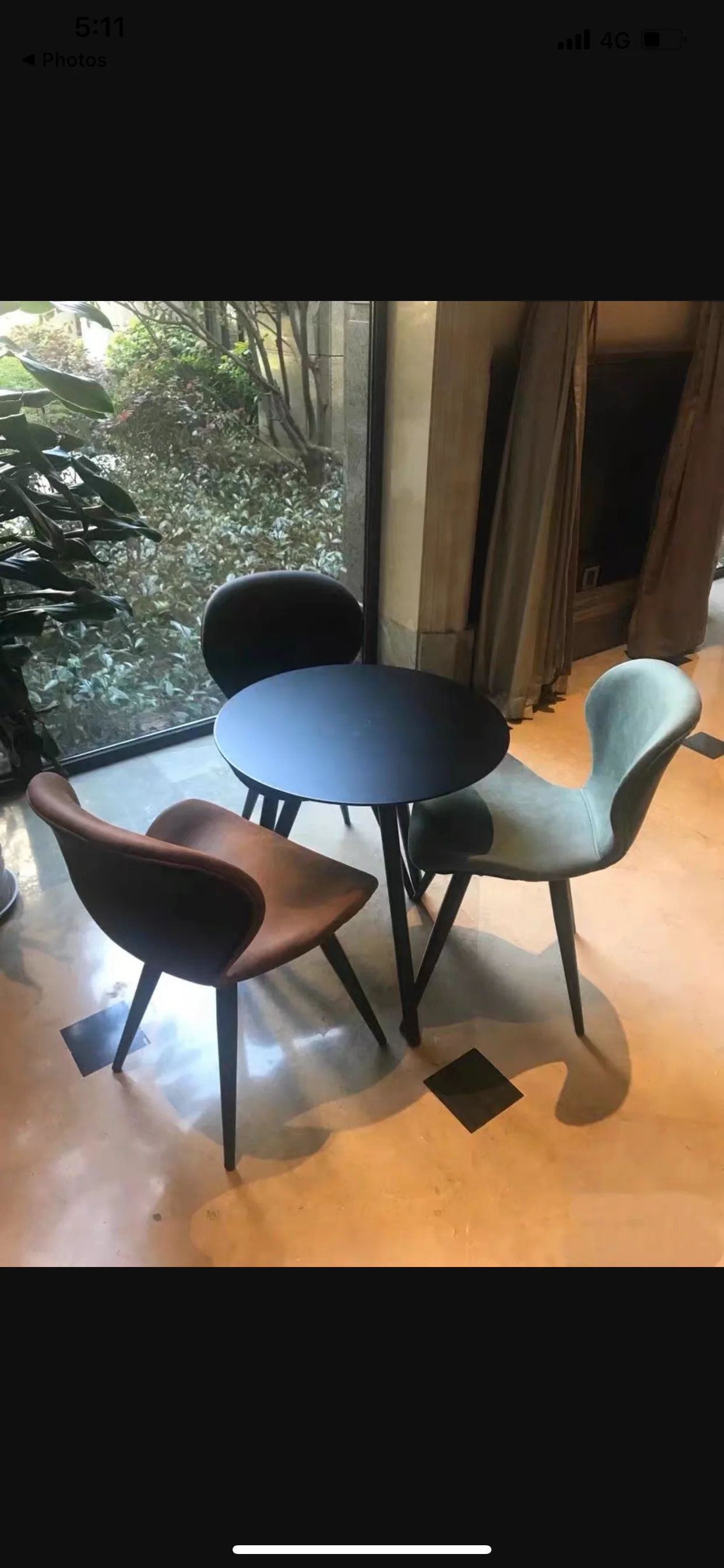 HAZEL Contemporary Faux Leather Dining Chair - Image 11