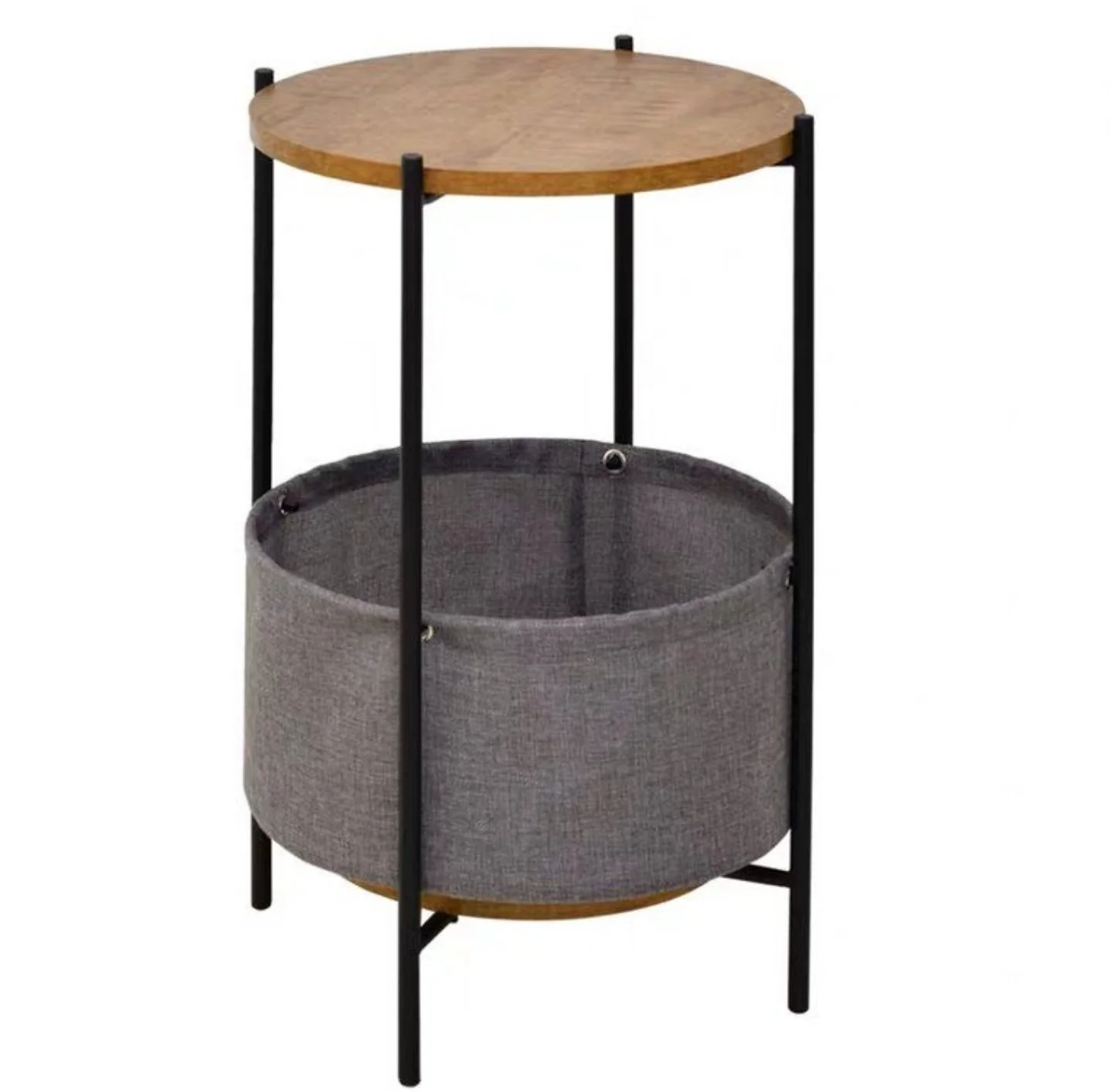 HEDDA Scandinavian Fabric Side Table - Image 5