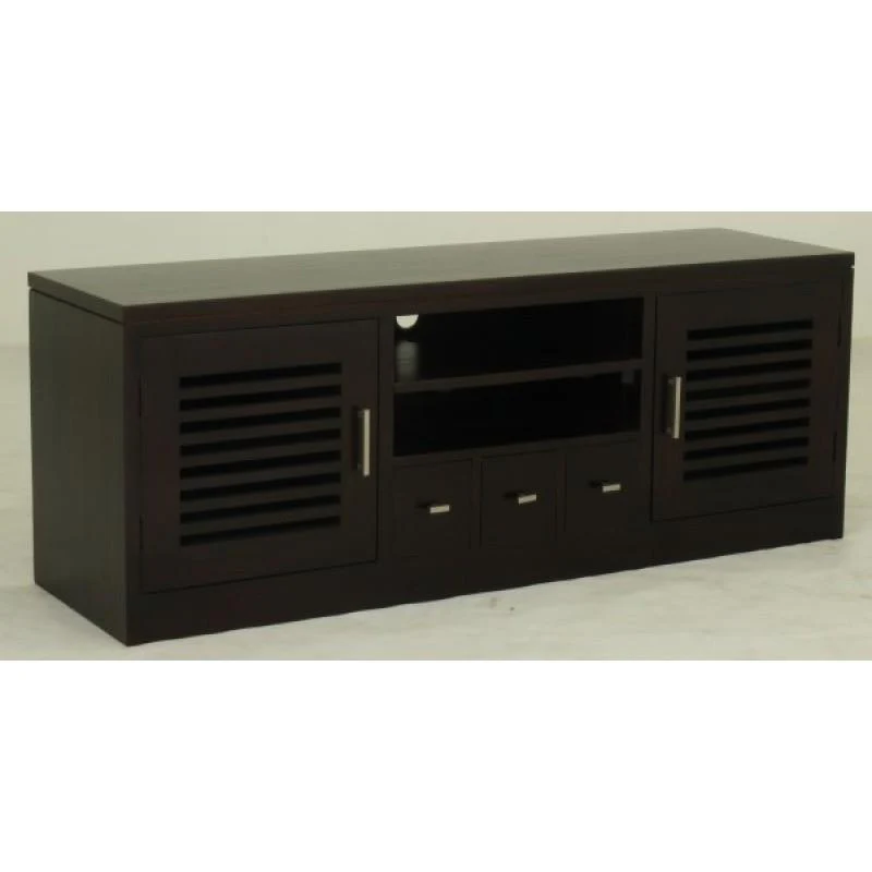 Holland TV Console 2 Slatted Door 3 Drawers TEK168 SB 203 HSR FL - Image 3