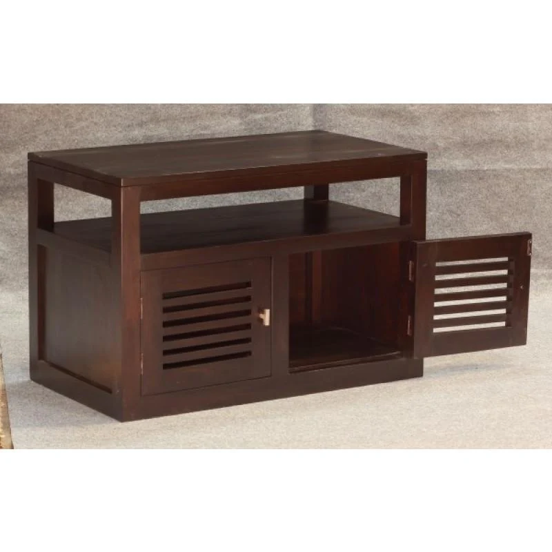 Holland TV Stand Console 2 Slatted Door 1 Shelf TEK168 TV 200 HSR FL - Image 4
