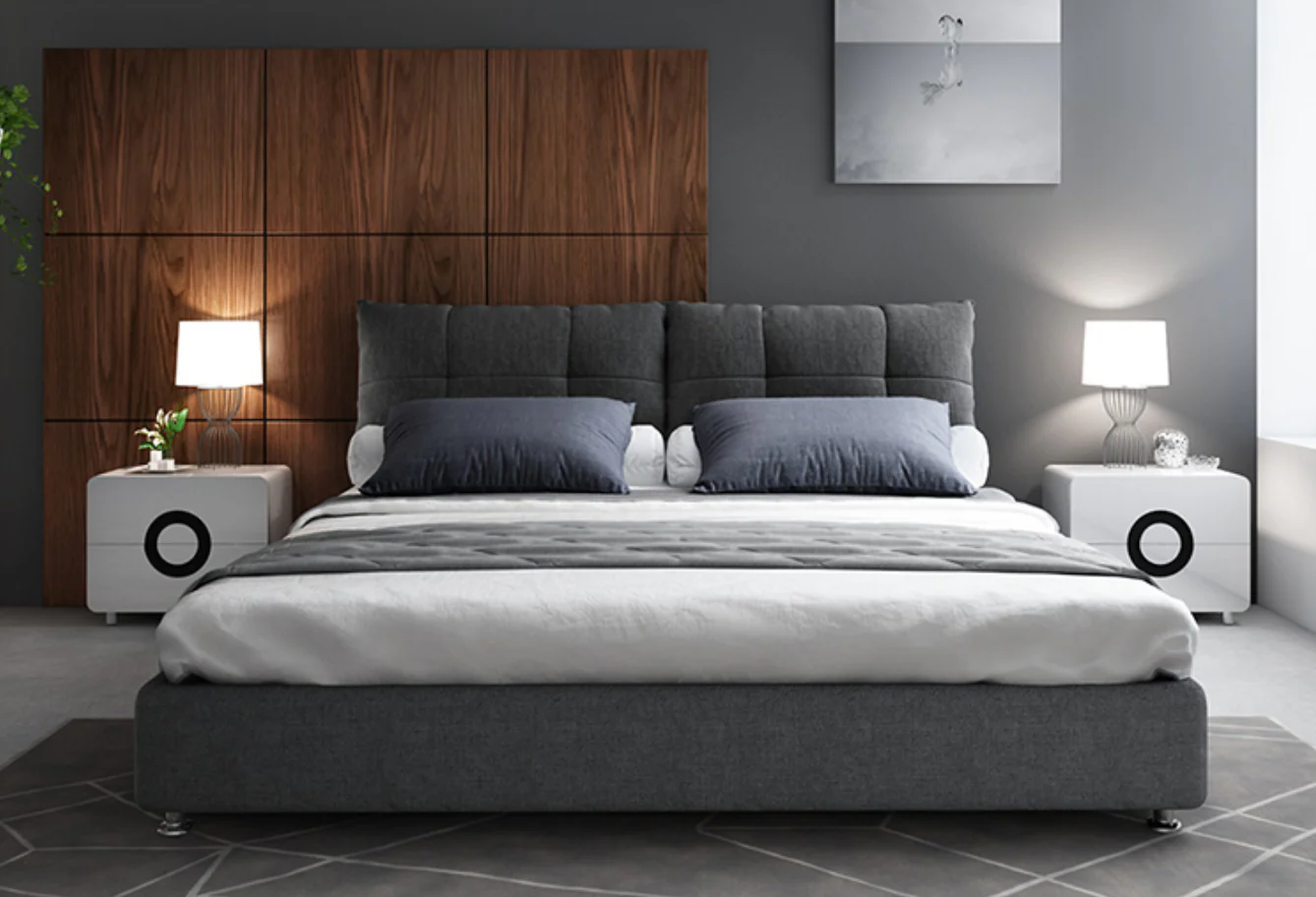 IRIS Plush Series Comfort Storage Bed - Image 2