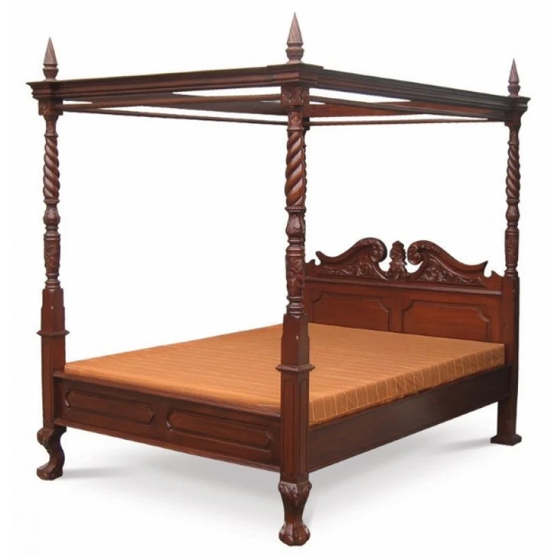 Jepara French 4 Poster Bed Queen Size TEK168 BS 400 CV ( Queen ) - Image 3