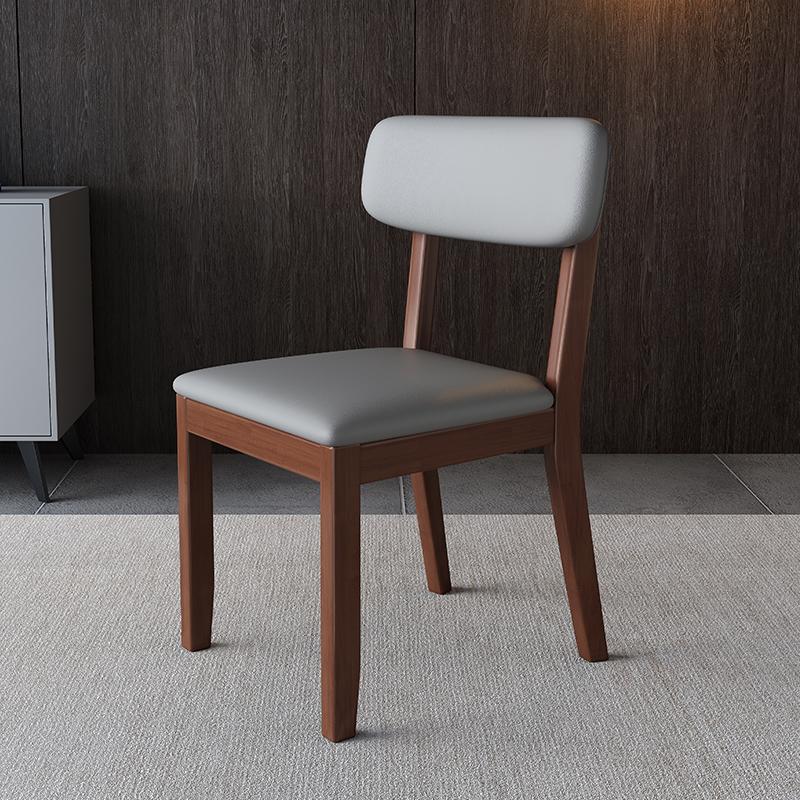 JUSTIN All Solid Wood Chair Modern Minimalist - Image 2