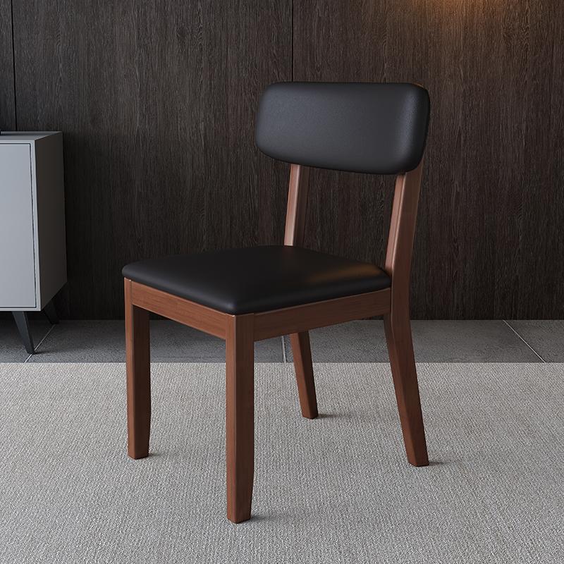 JUSTIN All Solid Wood Chair Modern Minimalist - Image 3
