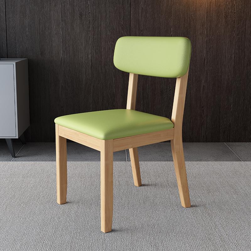 JUSTIN All Solid Wood Chair Modern Minimalist - Image 5
