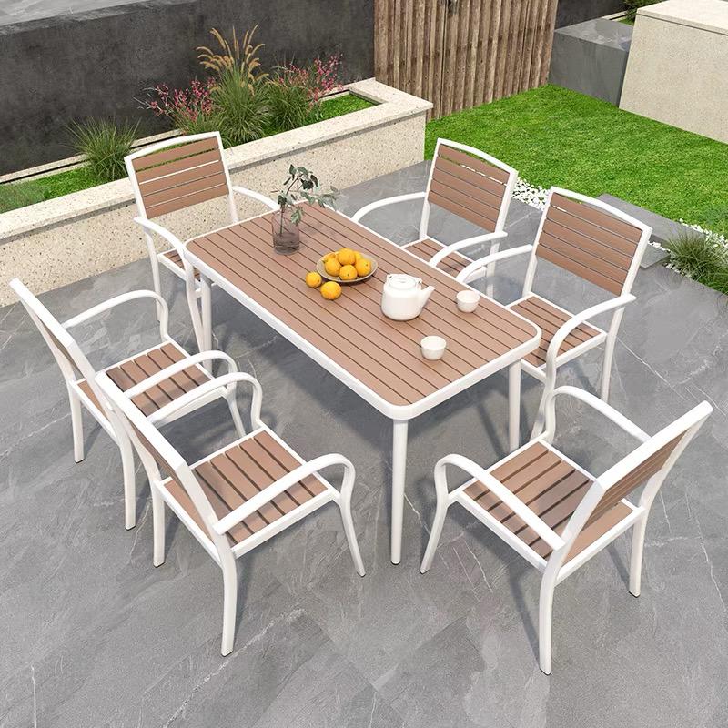 LARS LEONARDO Outdoor Table with 6 Chairs Set - Image 4