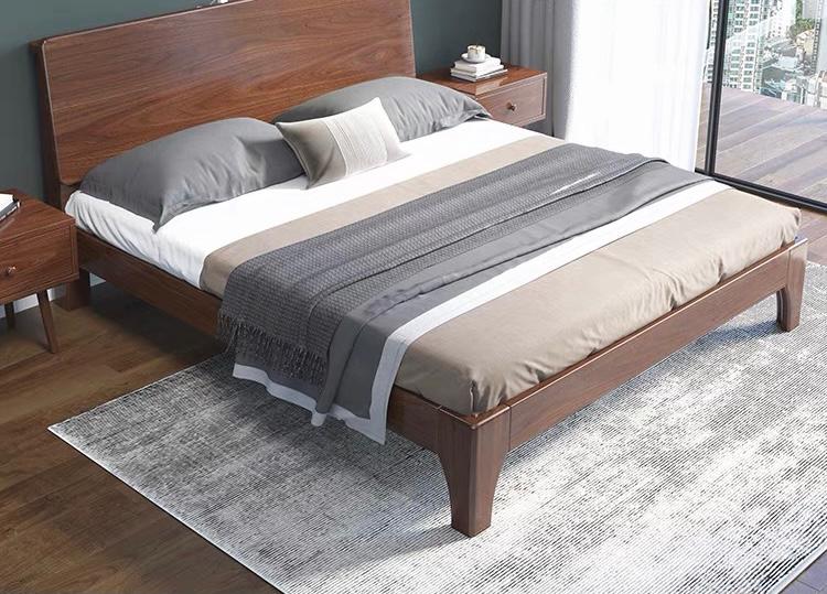 Leonardo Solid Wood Bed 1.2 / 1.5/ 1.8 m ( Discount Price from $1099 )