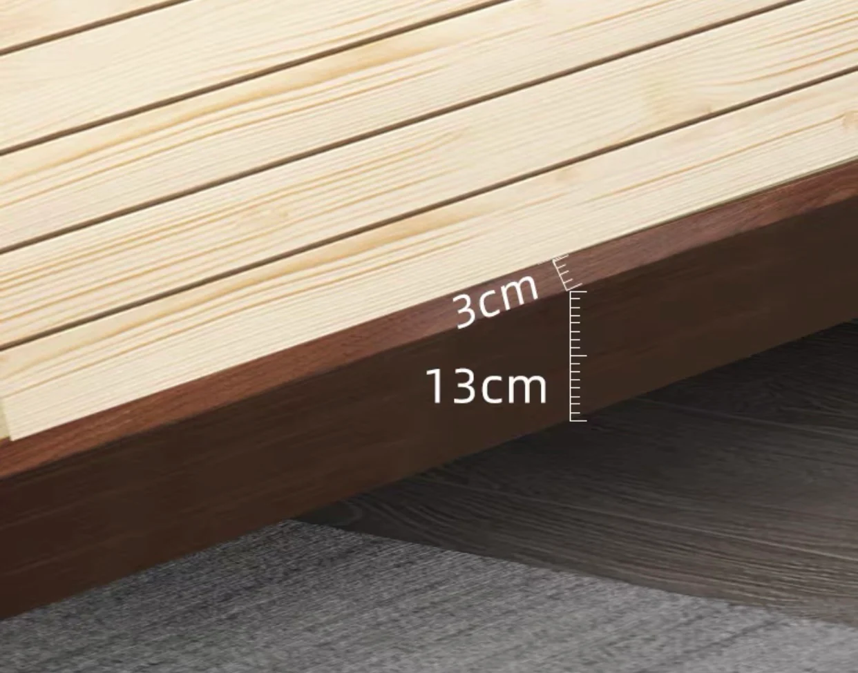 Leonardo Solid Wood Bed 1.2 / 1.5/ 1.8 m ( Discount Price from $1099 ) - Image 10