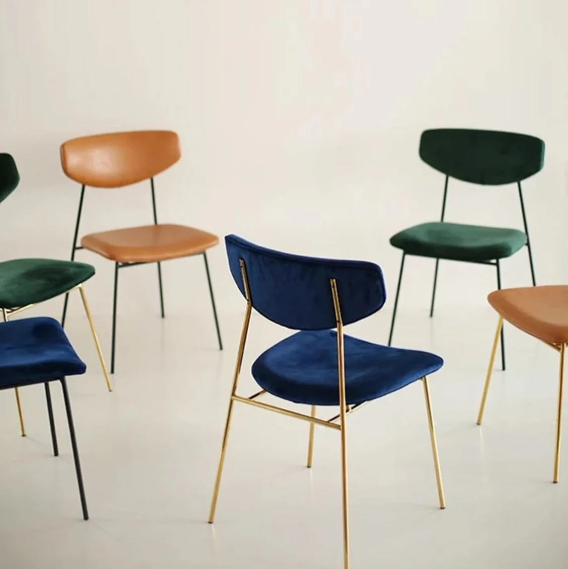 LESLIE Nordic Designer Dining Office Chair Scandinavian - Image 3