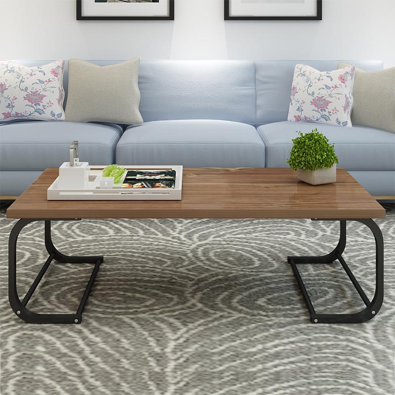 LONDON Rustic Industrial Raw Wood Coffee Table - Image 3